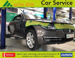 KIỂM TRA ĐỘNG CƠ Ô TÔ BMW SEDAN AUTO HTM SERVICE 1