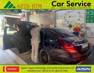 SƠN ĐỔI MÀU XE Ô TÔ CON MERCEDES AUTO HTM SERVICE 5