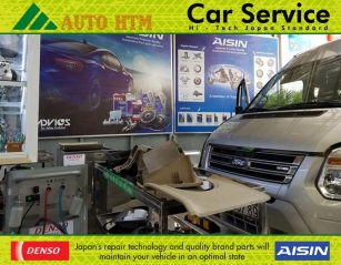 SỬA CHỮA ĐIỀU HÒA Ô TÔ FORD TRANSIT DENSO SERVICE 12