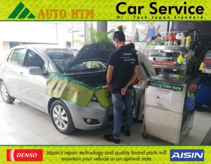 SỬA CHỮA ĐIỀU HÒA Ô TÔ TOYOTA YARIS DENSO SERVICE 8