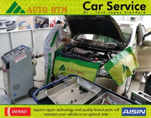 SỬA CHỮA ĐIỀU HÒA XE Ô TÔ HONDA CIVIC DENSO SERVICE 6