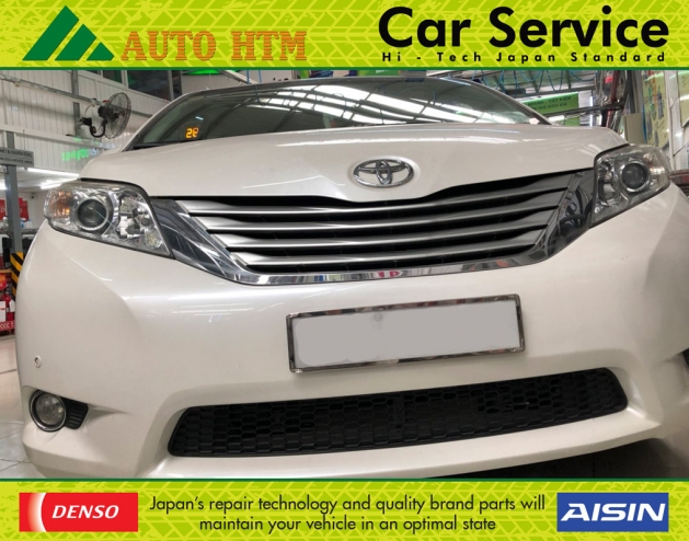 THAY MÁ PHANH Ô TÔ TOYOTA SIENNA AUTO HTM SERVICE 24