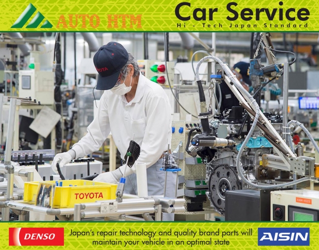 NHÀ MÁY SẢN XUẤT ĐỘNG CƠ TOYOTA GIẢM KHÍ CACBONIC