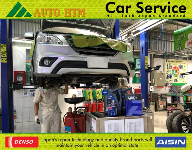 BẢO DƯỠNG XE Ô TÔ TOYOTA INNOVA AUTO HTM SERVICE 25