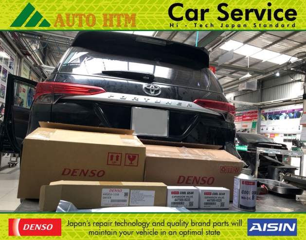 GIÀN LẠNH ĐIỀU HÒA TOYOTA FORTUNER DENSO SERVICE 28