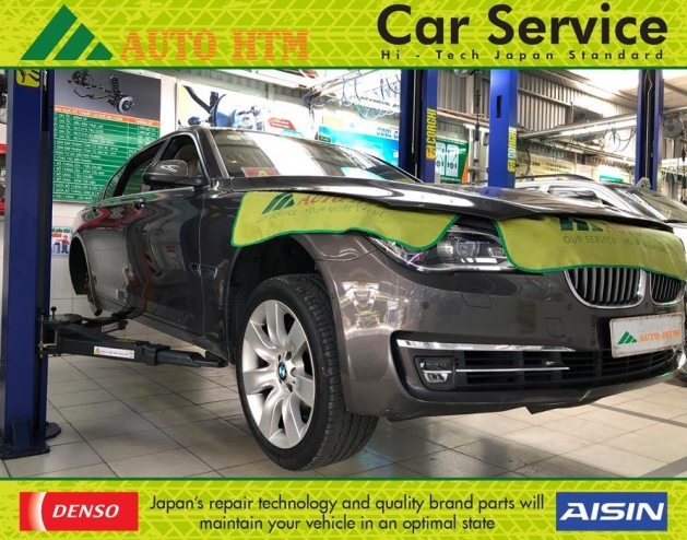 KIỂM TRA ĐỘNG CƠ Ô TÔ BMW SEDAN AUTO HTM SERVICE 1