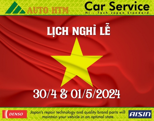 LỊCH NGHỈ LỄ NGÀY GIỖ TỔ HÙNG VƯƠNG - 30/4 - 01/5/2024