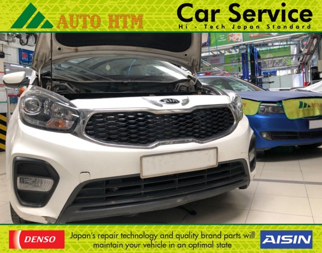 SỬA CHỮA ĐIỀU HÒA XE Ô TÔ KIA RONDO DENSO SERVICE 17