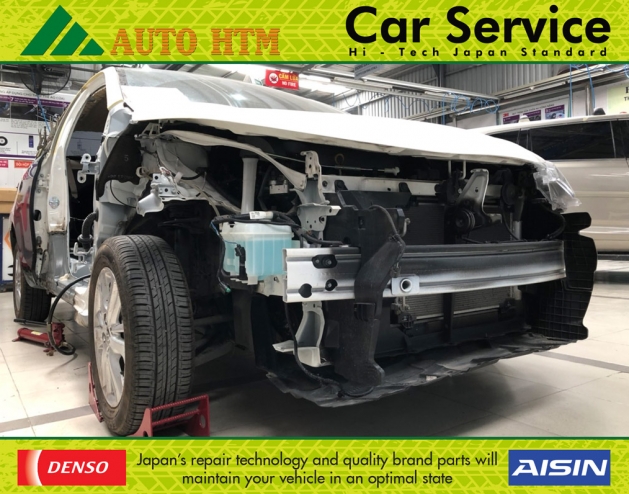 SỬA CHỮA ĐỒNG SƠN XE TOYOTA VIOS AUTO HTM SERVICE 33