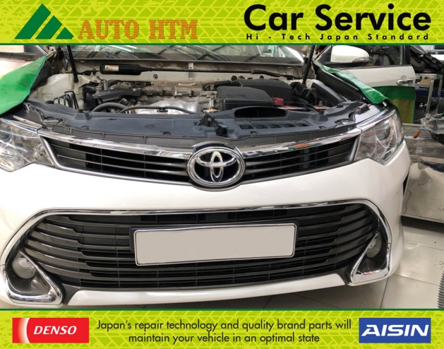 THAY GIÀN LẠNH DENSO TOYOTA CAMRY DENSO SERVICE 15