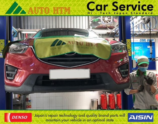 THAY MÁ PHANH XE Ô TÔ MAZDA CX-5 AUTO HTM SERVICE 20