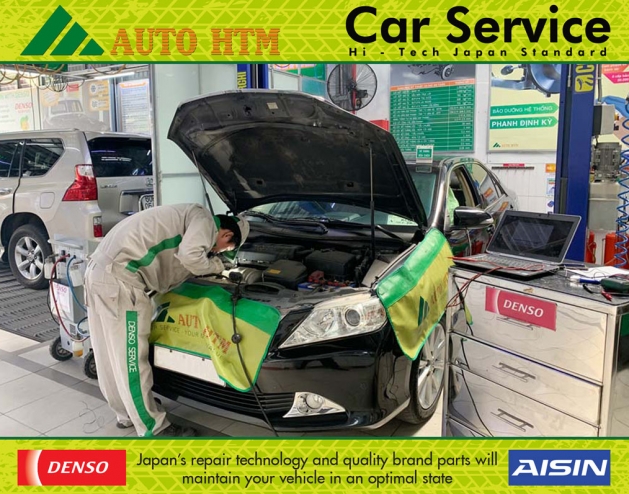 THAY MÁY NÉN ĐIỀU HÒA TOYOTA CAMRY DENSO SERVICE 4