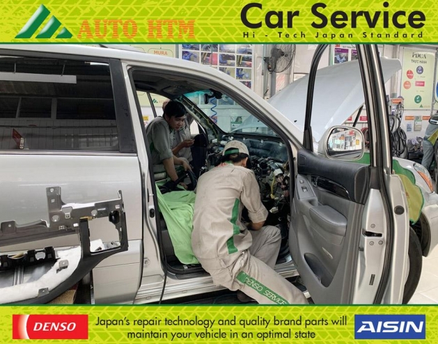 THAY MÁY NÉN ĐIỀU HÒA XE LEXUS GX470 DENSO SERVICE 3